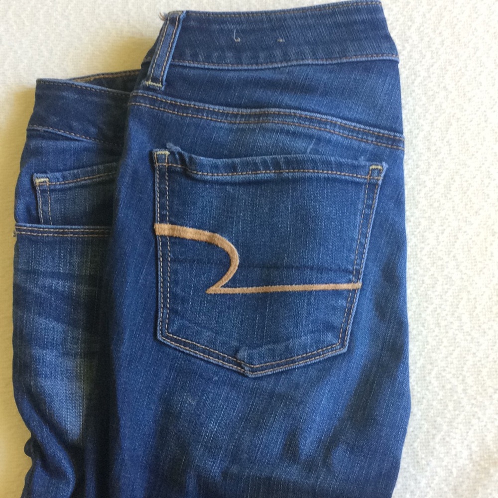 American eagle size 3 dark skinny jeans